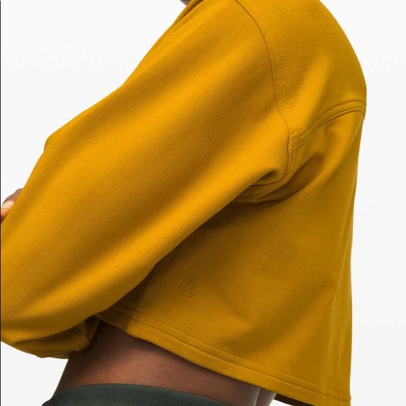 Lululemon Fools Gold All yours cropped crew size 4 - Picture 2 of 8